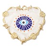 Zinc Alloy Enamel Pendants ENAM-Z013-02D-1