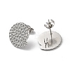 Non-Tarnish 304 Stainless Stud Earring Findings STAS-M314-01E-P-2