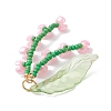 Glass Seed Beaded Pendants PALLOY-MZ01249-01-4