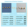 304 Stainless Steel Ear Studs EJEW-UN0001-12-8mm-4