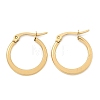 304 Stainless Steel Hoop Earrings EJEW-F105-23G-2