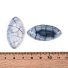 Dyed Natural Crackle Agate Cabochons G-T144-78B-3