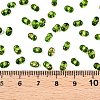 Picasso Spray Painted Glass Seed Beads SEED-T006-04-20-4