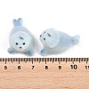 Flocking Opaque Resin Pendants RESI-P053-03B-P-3