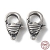 925 Thailand Sterling Silver Lobster Claw Clasps STER-D003-47AS-1