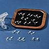 2 Pairs Alloy Stud Earrings for Women EJEW-FS0001-27D-11