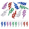 DIY Imitation Leather Lightning Bolt Dangle Earring Making Kits DIY-TA0010-70A-1