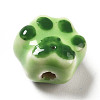 Handmade Printed Porcelain Beads X1-PORC-F005-02E-2