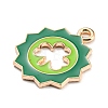 Saint Patrick's Day Alloy Enamel Pendants ENAM-G222-01D-02-2