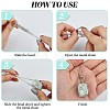 3Pcs 3 Style Brass Braided Macrame Pouch Empty Stone Holder for Pendant Necklaces Making NJEW-SZ0001-63-3