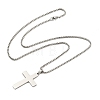 Non-Tarnish 201 Stainless Steel Pendant Necklaces for Man NJEW-Q336-03C-P-5