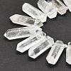 Natural Quartz Crystal Beads Strands G-F715-052-4