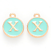 Golden Plated Alloy Enamel Charms LS-ENAM-S118-05X-1