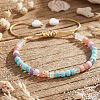 Chakra Natural Shell & Natural & Synthetic Mixed Gemstone Beads Braided Bead Bracelets ZA7321-1-2