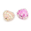 Valentine's Day Alloy Plastic Beads FIND-E056-01-2