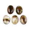 Dyed Tigerskin Glass Cabochons G-T144-77-1