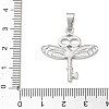 304 Stainless Steel Pendants SA-CBA34D4-13P-3