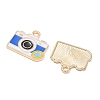 Alloy Enamel Pendants AL-CBAE435-03G-2