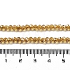 Electroplate Transparent Glass Beads Strands LS-EGLA-A035-T3mm-A04-4