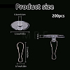 Plastic Self-adhesive Hook Hangers AJEW-WH0709-522-2