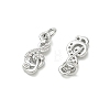 SHEGRACE Brass Micro Pave Cubic Zirconia Pendants XGRQ3D432-469P-2