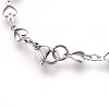 Tarnish Resistant 304 Stainless Steel Link Bracelets BJEW-G596-06P-A-3