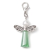 Angel Glass Pendant Decoration HJEW-JM02603-4