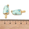 304 Stainless Steel Enamel Pendants STAS-K295-57G-03-3