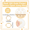 300Pcs Brass Open Jump Rings KK-BBC0008-72C-2