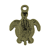 Tibetan Style Alloy Sea Turtle Pendants TIBEP-22101-AB-FF-2