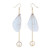 Glass Pearl Dangle Earrings EJEW-JE03992-M-3