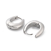 304 Stainless Steel Hoop Earrings EJEW-H115-37P-2