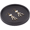 1Pc Flat Round Ceramic Jewelry Display Trays AJEW-BBC0002-49B-1
