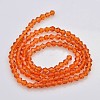 Faceted Bicone Glass Beads Strands X-EGLA-P017-3mm-06-2