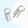 Stick 304 Stainless Steel Chandelier Earrings EJEW-L309-02A-P-3