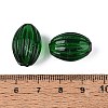 Handmade Ribbed Lampwork Beads LAMP-N042-01F-3