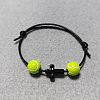 Waxed Polyester Cord Bracelets BJEW-WH00016-06-1