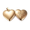 Valentine's Day Ion Plating(IP) 304 Stainless Steel Locket Pendants X-STAS-K197-08G-4