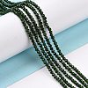 Synthetic Green Goldstone Beads Strands G-E591-07A-2