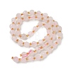 Natural Rose Quartz Beads Strands G-K387-A08-02-4