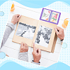 2 Books 2 Patterns 3 Inch PVC Mini Photo Album with Heart Window AJEW-CP0005-42-4