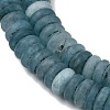Frosted Dyed Natural White Jade Beads Strands G-K389-C43-01A-01-4
