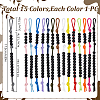 15Pcs Acrylic Pace Counter Beads for Land Navigation HJEW-DR00085-2