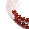 Chakra Natural Yellow Jade & Crystal Quartz & Green Aventurine & Rose Quartz & Carnelian & Sodalite & Amethyst Beads Strands G-NH0002-E03-8mm-5