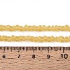Frosted Transparent Glass Beads Strands GLAA-N016-4mm-23-2