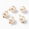 Acrylic Imitation Pearl Pendants PALLOY-JF00573-1