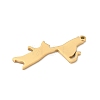 304 Stainless Steel Pendants STAS-F326-17G-2