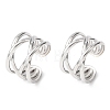 304 Stainless Steel C-Shaped Cuff Earrings EJEW-K268-86P-4