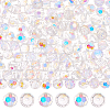 Electroplate Glass Beads EGLA-BBC0001-03B-1