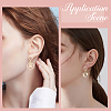 20Pcs Brass Stud Earring Findings KK-BBC0027-87-5